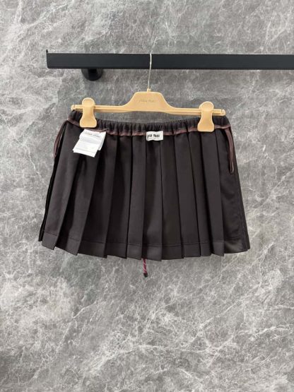 Replica Miu Miu Pleated Batavia skirt 2025 #6027 - Image 3