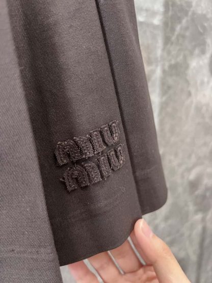 Replica Miu Miu Pleated Batavia skirt 2025 #6027 - Image 10