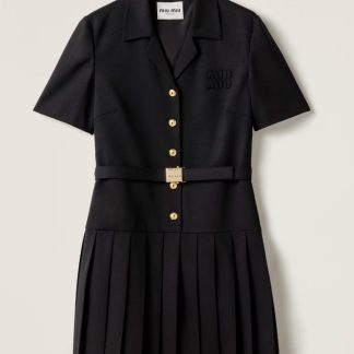 Replica Miu Miu Grain de poudre wool mini-dress 2025 #6019