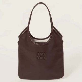 Replica Miu Miu IVY leather bag Briarwood #6079