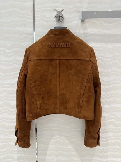 Replica Miu Miu Suede jacket 2025 #6077 - Image 3