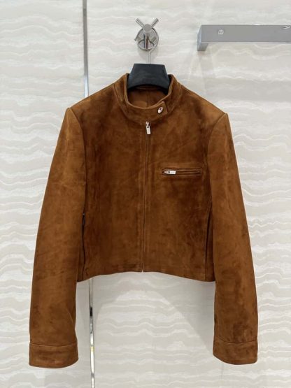 Replica Miu Miu Suede jacket 2025 #6077 - Image 2
