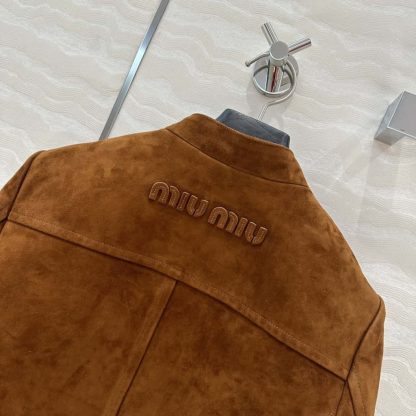 Replica Miu Miu Suede jacket 2025 #6077 - Image 10