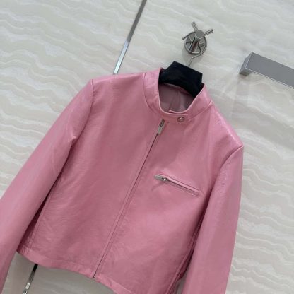 Replica Miu Miu Pink Naplak jacket 2025 #6076 - Image 4