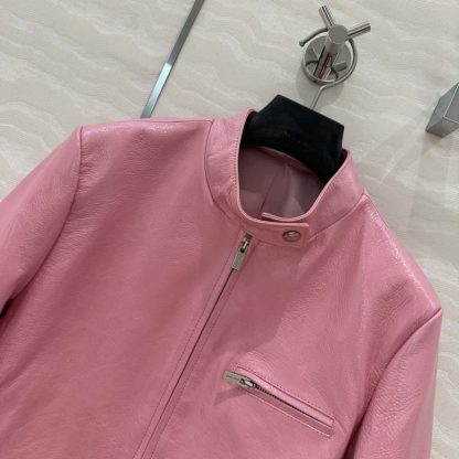 Replica Miu Miu Pink Naplak jacket 2025 #6076 - Image 10