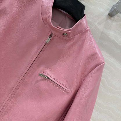 Replica Miu Miu Pink Naplak jacket 2025 #6076 - Image 7