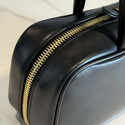 Replica Miu Miu Beau leather bag small Black #6055 - Image 12