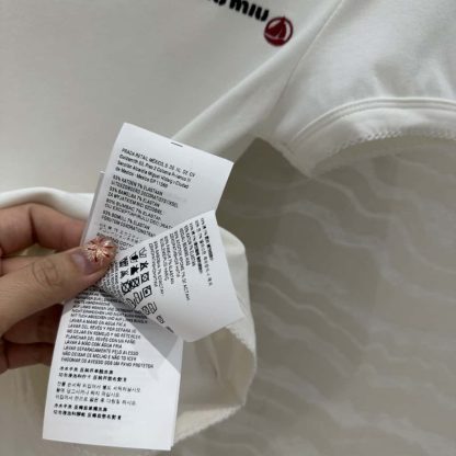 Replica Petit Bateau X Miu Miu stretch jersey bodysuit 2025 #6047 - Image 5