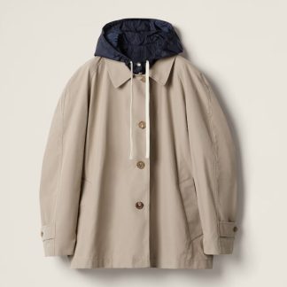 Replica Miu Miu Panama cotton and technical pongé blouson jacket 2025 #6112