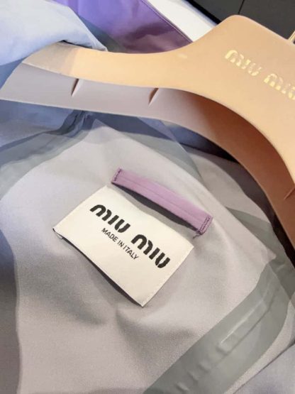 Replica Miu Miu Tec canvas blouson Lilac 2025 #6043 - Image 2