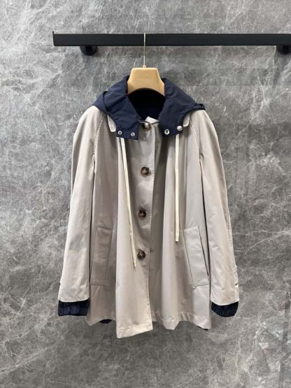 Replica Miu Miu Panama cotton and technical pongé blouson jacket 2025 #6112 - Image 3