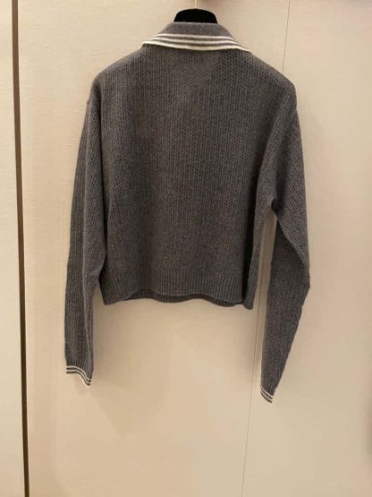 Replica Miu Miu Wool and cashmere polo sweater 2025 #6073 - Image 9
