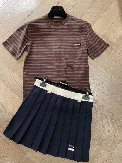 Replica Miu Miu Jersey T-shirt 2025 #6075 - Image 6