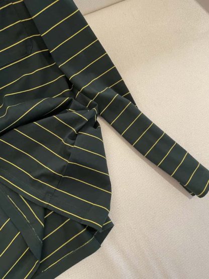 Replica Miu Miu Long-sleeved cotton jersey T-shirt 2025 Green - Image 6