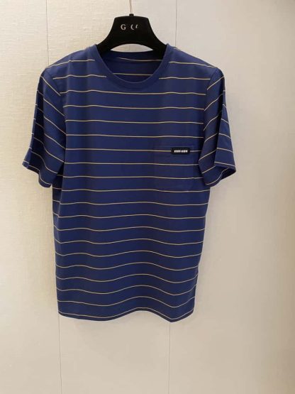 Replica Miu Miu Jersey T-shirt ink blue 2025 #6107 - Image 2