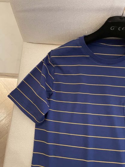 Replica Miu Miu Jersey T-shirt ink blue 2025 #6107 - Image 4