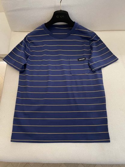 Replica Miu Miu Jersey T-shirt ink blue 2025 #6107 - Image 8