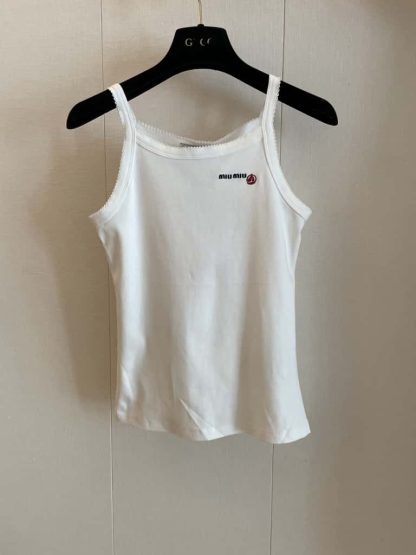 Replica Petit Bateau X Miu Miu stretch jersey top 2025 #6111 - Image 3