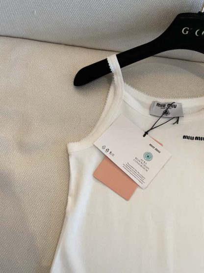 Replica Petit Bateau X Miu Miu stretch jersey top 2025 #6111 - Image 9