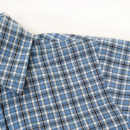 Replica Miu Miu Pleated checked poplin dress #6106 - Image 8