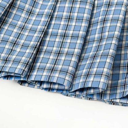 Replica Miu Miu Pleated checked poplin dress #6106 - Image 9