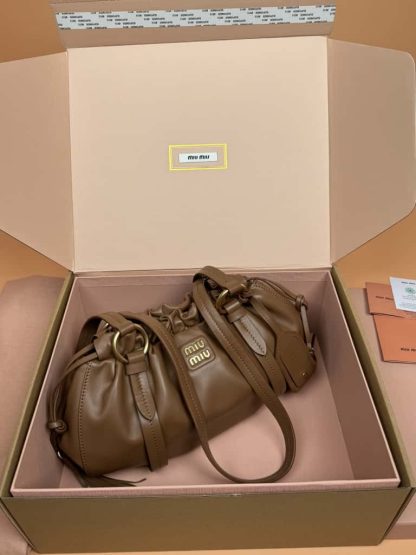 Replica Miu Miu Joie nappa leather bag briarwood #6103 - Image 2