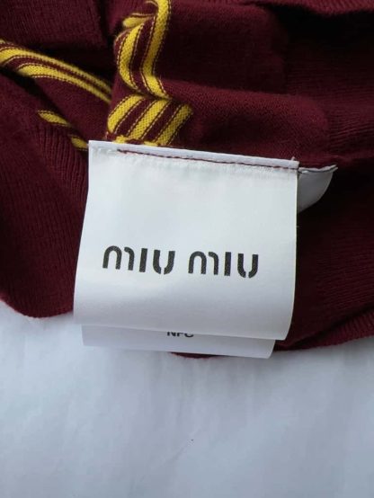 Replica Miu Miu Striped cashmere and silk cardigan 2025 #6048 - Image 7
