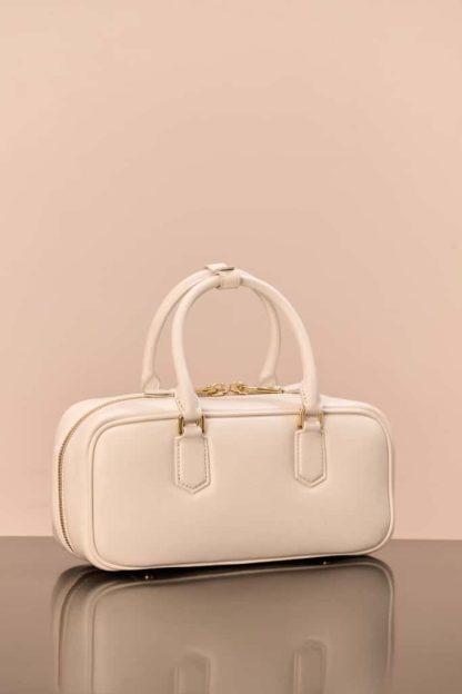 Replica Miu Miu Arcadie leather bag White Large VIP Quality - Image 10