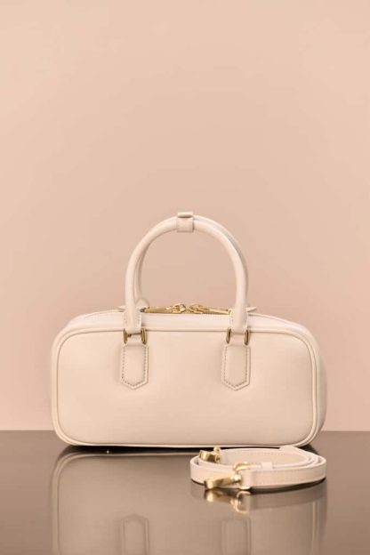 Replica Miu Miu Arcadie leather bag White Large VIP Quality - Image 9