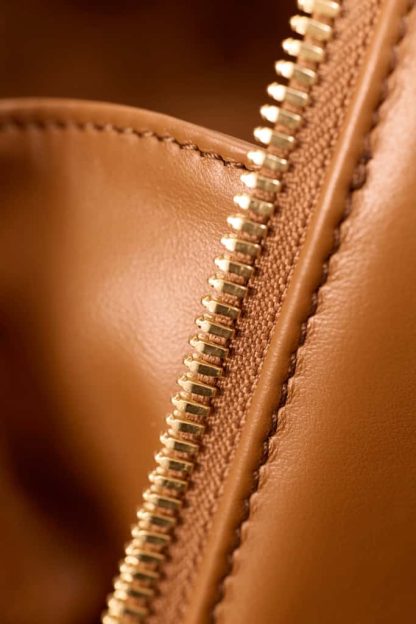 Replica Miu Miu Arcadie leather bag Cognac Large VIP Quality - Image 11