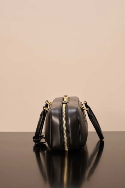 Replica Miu Miu Arcadie leather bag Black Large VIP Quality - Image 14