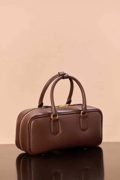 Replica Miu Miu Arcadie leather bag Briarwood Large VIP Quality - Image 11