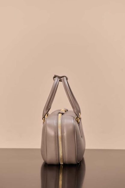 Replica Miu Miu Arcadie leather bag Grey Large VIP Quality - Image 7