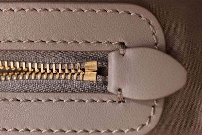 Replica Miu Miu Arcadie leather bag Grey Large VIP Quality - Image 11