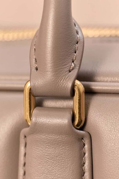 Replica Miu Miu Arcadie leather bag Grey Large VIP Quality - Image 14